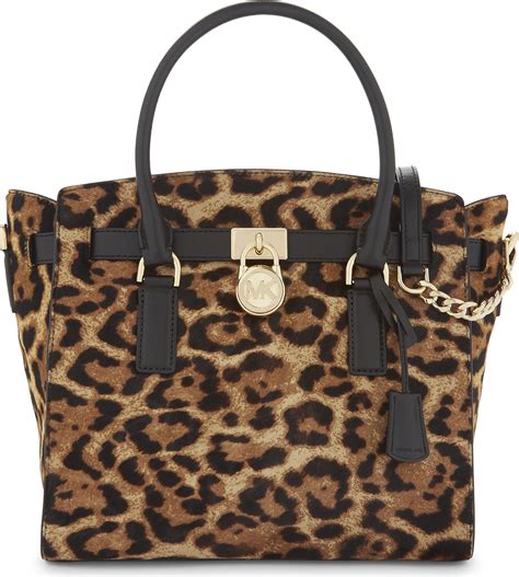 michael kors hamilton leopard print